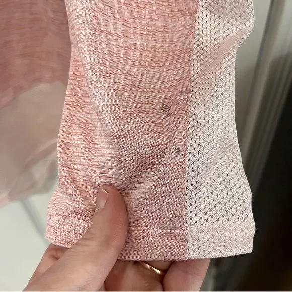 under armour pale pink long sleeve crew neck top size medium - Picture 6 of 13